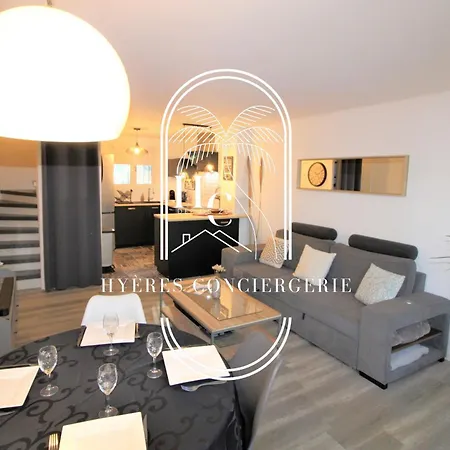 Triplex 2 Port D'hyeres A 400m Plages Clim Wifi Pk By Hc *
